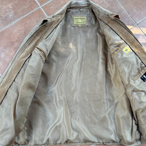 Vintage Boston Harbour Men's Brown Suede Jacket - Professionally Cleaned - Picture 6 of 10